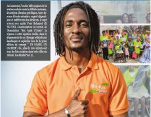 MajE -  Remise des dons de fournitures scolaires lors de la caravane 1 Handi 1 Cahier 5e Edition